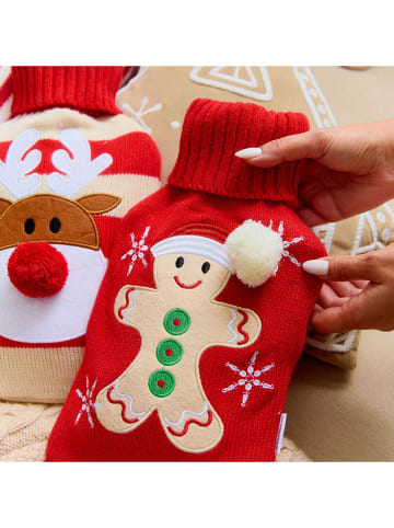 Homla Wärmflasche "Biscotto" in Rot