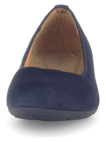 Gabor Leren pumps donkerblauw
