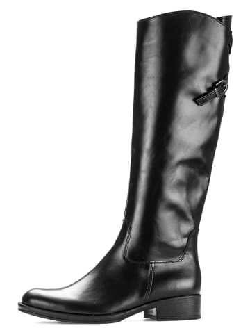 Gabor Leder-Stiefel in Schwarz