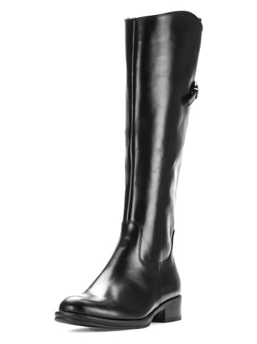 Gabor Leder-Stiefel in Schwarz