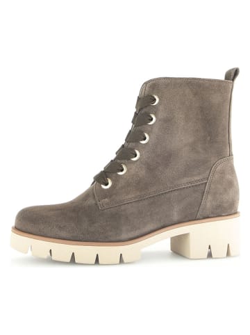 Gabor Leder-Stiefeletten in Braun