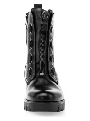Gabor Leren boots zwart
