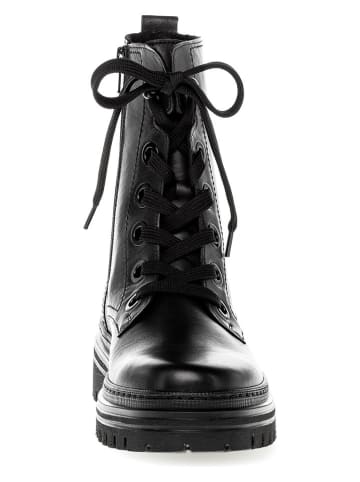 Gabor Leren boots zwart