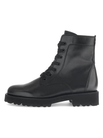 Gabor Leder-Boots in Schwarz