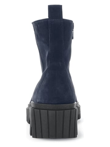 Gabor Leren boots donkerblauw