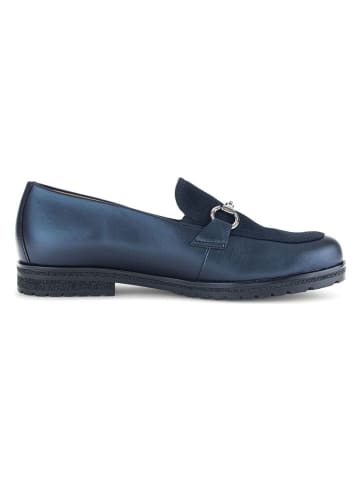 Gabor Leren instappers donkerblauw