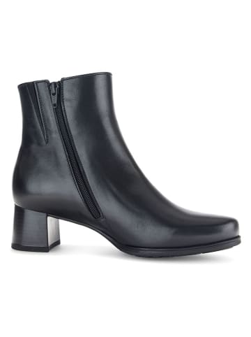 Gabor Leder-Stiefeletten in Schwarz
