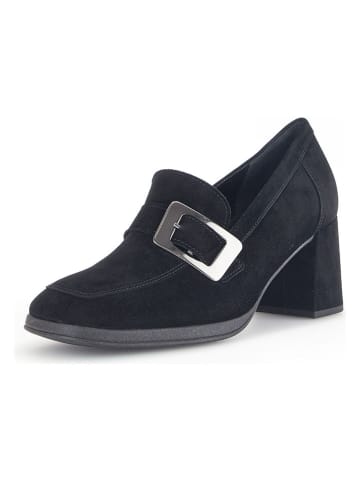Gabor Leren pumps zwart
