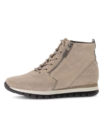 Gabor Leder-Sneakers in Beige