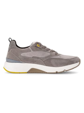 Gabor Leren sneakers grijs