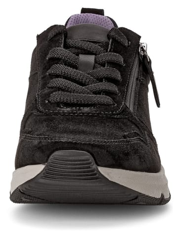Gabor Skórzane sneakersy w kolorze czarnym