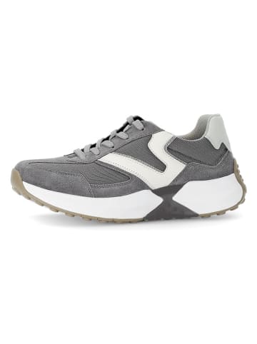 Gabor Leder-Sneakers in Grau