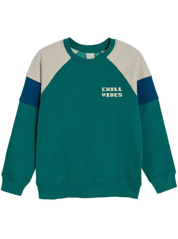 COOL CLUB Bluza w kolorze zielonym