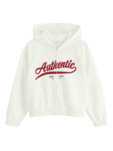 COOL CLUB Sweatjacke in Weiß