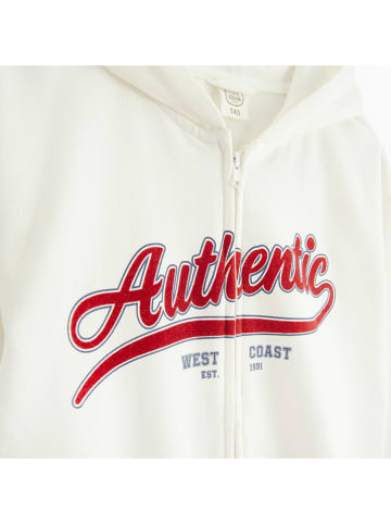 COOL CLUB Sweatjacke in Weiß