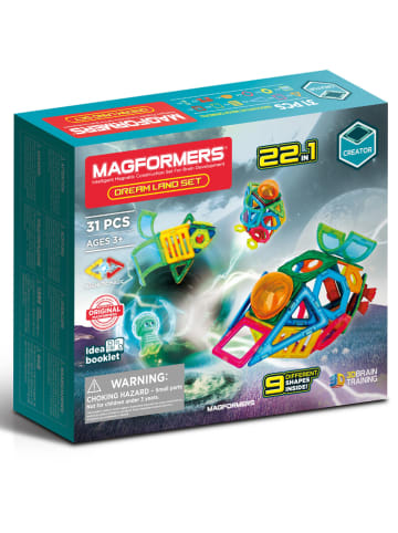 MAGFORMERS 31-częściowy zestaw magnetyczny "Dream Land Set" - 3+