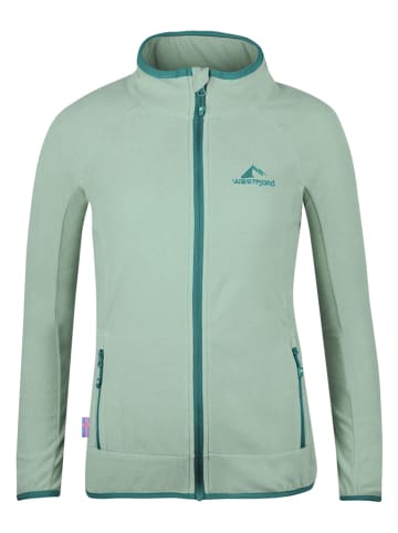 Westfjord Fleece vest "Reynisfjara" mintgroen