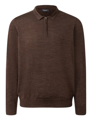 Maerz Muenchen Wollpullover in Dunkelbraun