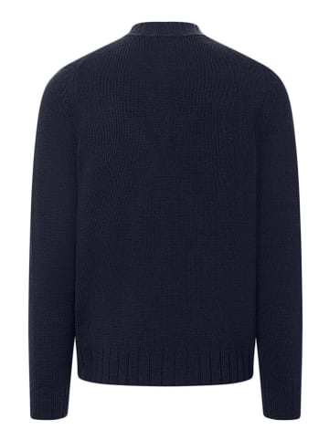 Maerz Muenchen Wollcardigan in Dunkelblau