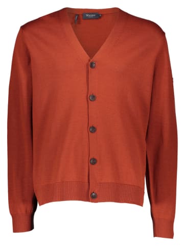 Maerz Muenchen Wollcardigan in Rotbraun