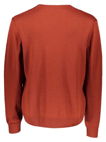 Maerz Muenchen Wollcardigan in Rotbraun