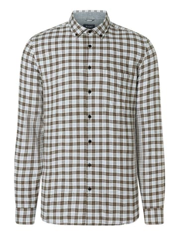MAERZ Blouse bruin/lichtblauw