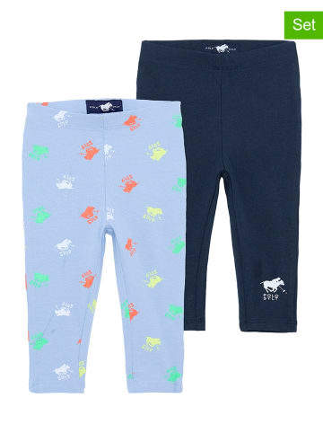 Polo Sylt 2-delige set: leggings lichtblauw/donkerblauw