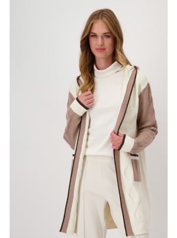 monari Vest crème/lichtbruin