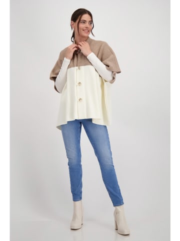monari Vest crème/lichtbruin