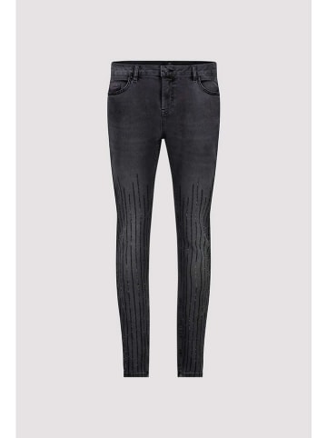 monari Spijkerbroek - slim fit - antraciet