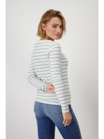 monari Longsleeve crème/grijs