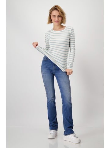monari Longsleeve crème/grijs
