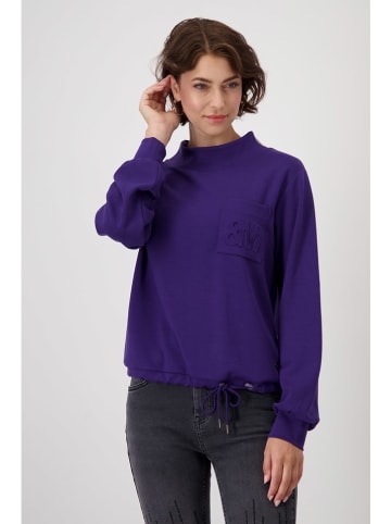 monari Sweatshirt donkerblauw/paars