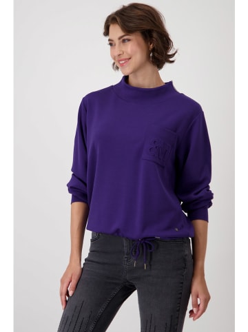 monari Sweatshirt donkerblauw/paars