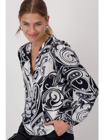 monari Bluse in Weiß/ Schwarz