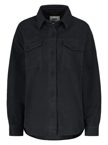 Eight2Nine Cord-Hemdjacke in Schwarz