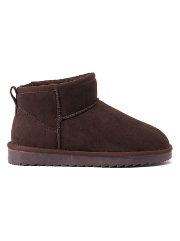 Mandel Ankle-Boots "Rita" in Braun