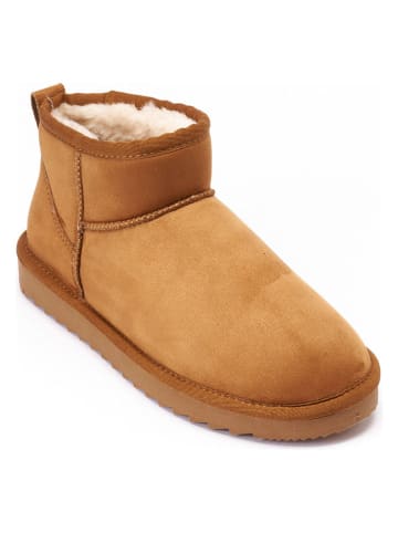 Mandel Botki "Rita" w kolorze jasnobrązowym