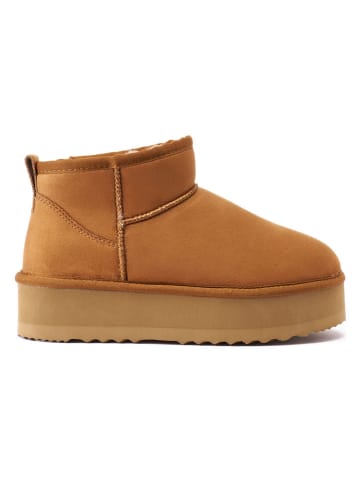 Mandel Botki "Noa" w kolorze jasnobrązowym