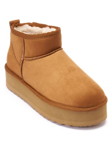 Mandel Botki "Noa" w kolorze jasnobrązowym