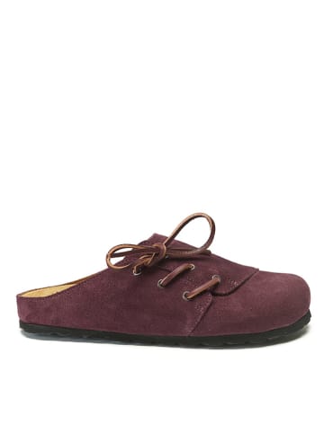 Mandel Leder-Clogs in Bordeaux