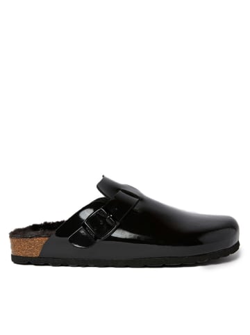 Mandel Clogs in Schwarz