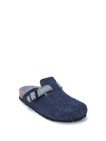 Mandel Clogs in Dunkelblau