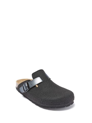 Mandel Clogs in Schwarz