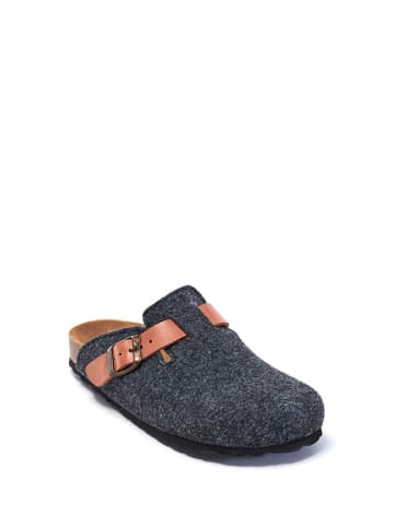Mandel Clogs in Grau