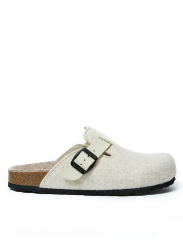 Mandel Clogs in Creme