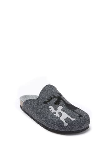 Mandel Clogs in Grau