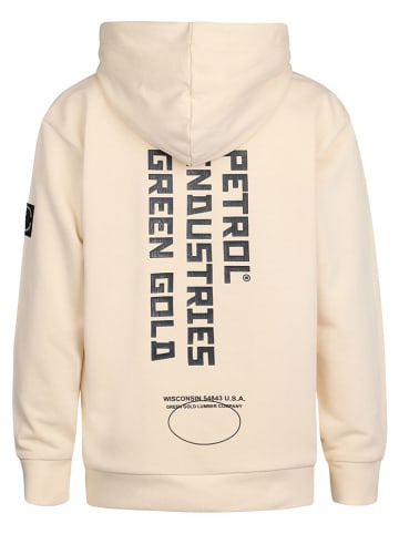 Petrol Industries Hoodie in Creme