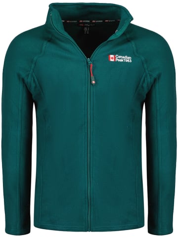 Canadian Peak Fleecejacke "Tugeak" in Dunkelgrün