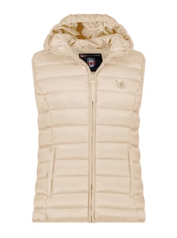 Canadian Peak Doorgestikte bodywarmer "Vakitaleak" beige